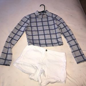 Simple clean cut crop top